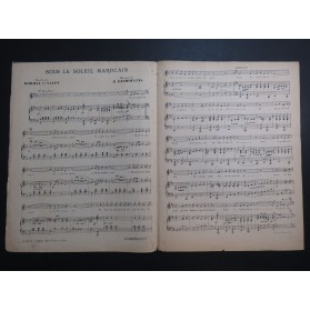 DESMOULINS R. Sous le Soleil Marocain Chant Piano