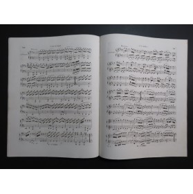 BEETHOVEN Sonate op 6 Piano 4 mains ca1850