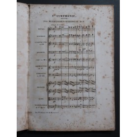 MENDELSSOHN Symphonie No 1 op 11 Orchestre ca1850