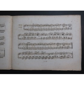 STRAUSS Isaac Souvenirs de Mozart Quadrille Piano ca1850