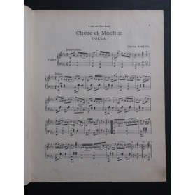 MAME Charles Fils Chose et Machin op 21 Piano