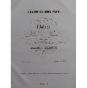 STRAUSS Johann Echo de mon...