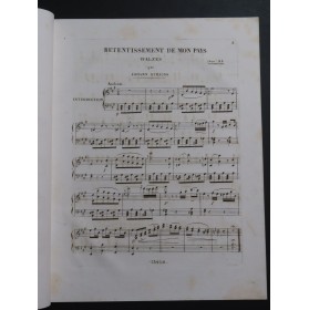 STRAUSS Johann Echo de mon Pays op 84 Piano ca1837