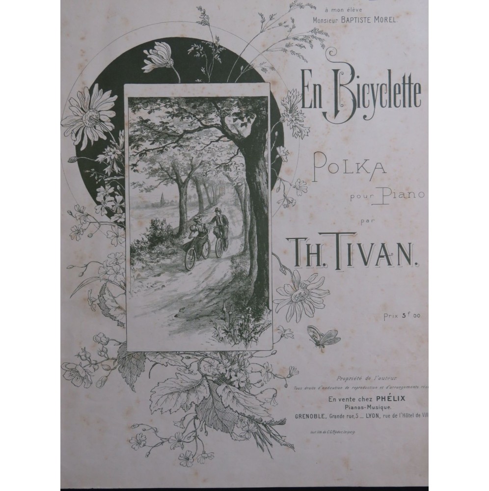 TIVAN Th. En Bicyclette Piano