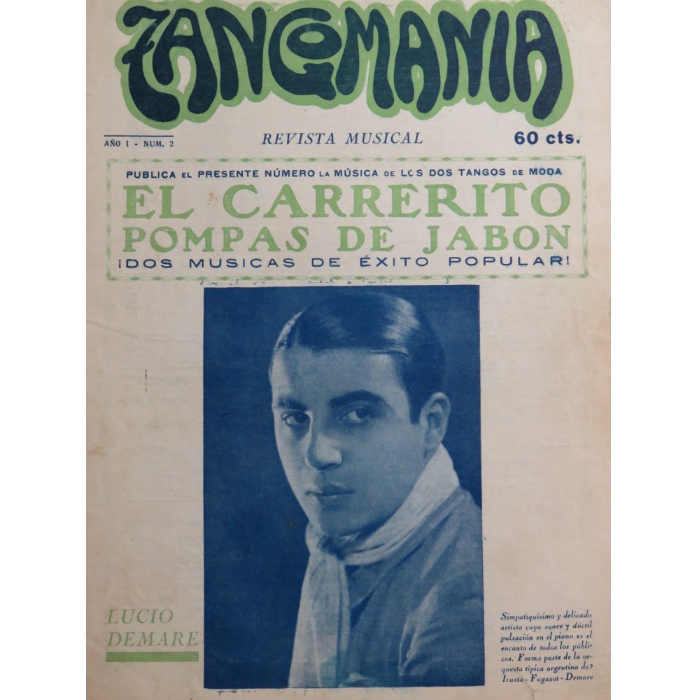 Tango Mania Revista Musical 1ère Année No 2 Chant Piano