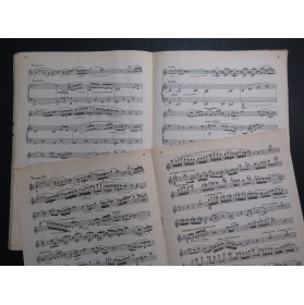 BINET Jean Kaval Dédicace Piano Flûte 1945