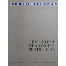FELDMAN Ludovic Trei piese...