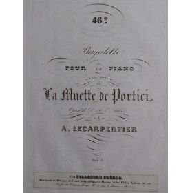 LE CARPENTIER Adolphe...