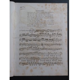 CARULLI Ferdinando Les Amours d'Adonis à Vénus Guitare ou Lyre ca1811