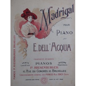 DELL'ACQUA Eva Madrigal Piano