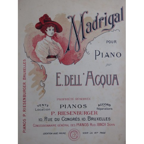 DELL'ACQUA Eva Madrigal Piano