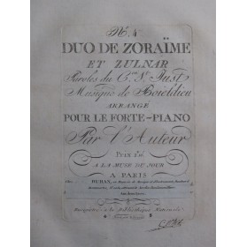 BOIELDIEU Adrien Zoraïme et...