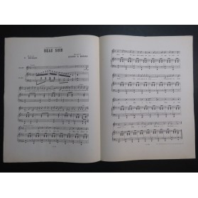 DE BOJANO Hélène Beau Soir Chant Piano