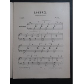 ROBAUDI Vincenzo Romanza Chant Piano ca1890