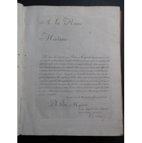 PICCINNI Niccolo Roland Opéra Signature Chant Orchestre 1778