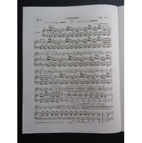 HENRION Paul L'Andaloux Chant Piano 1859