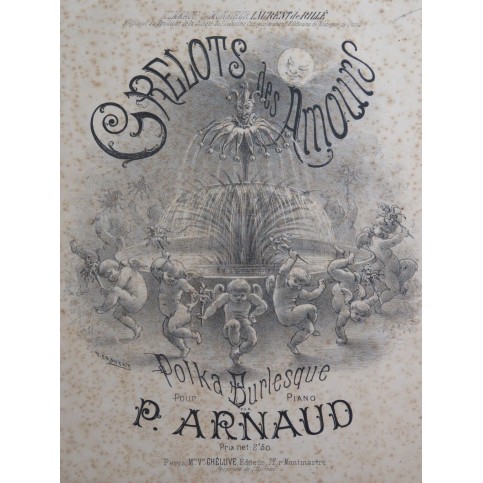 ARNAUD P. Les Grelots des Amours Piano XIXe siècle
