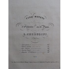 CHERUBINI Luigi Ave Maria...