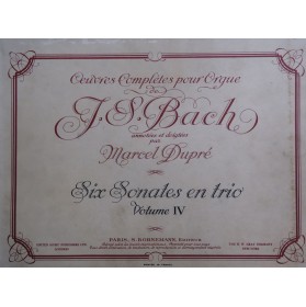 BACH J. S. Oeuvres...