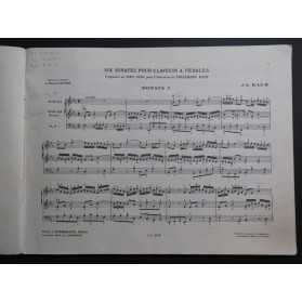 BACH J. S. Oeuvres Complètes Volume 4 Orgue