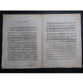 CORNU R. Le Retour Au Hameau Chant Piano ou Harpe ca1830