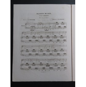 CONCONE Joseph Plaintes de Saül Chant Piano ca1840