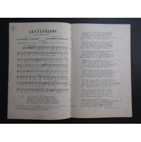Les Tanneurs Scie Populaire Frédéric Barbier Chant ca1880