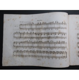 MUSARD P. Milan Quadrille Anna Bolena Donizetti Piano 4 mains ca1835