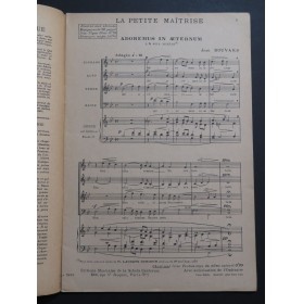 La Petite Maîtrise No 224 Bouvard D'indy Steigler Chant Orgue 1932