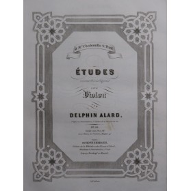ALARD Delphin Études...