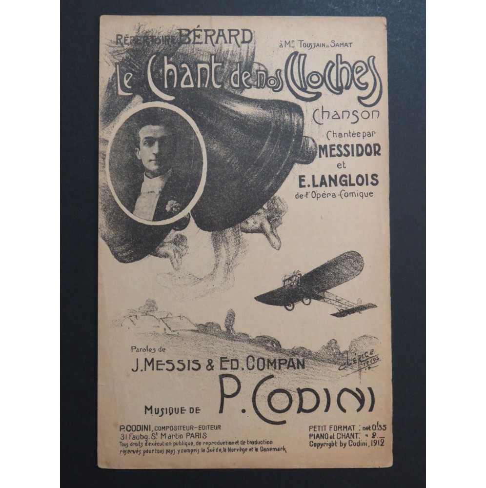 Le Chant de nos Cloches Codini Chant 1913