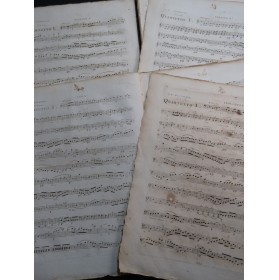 BEETHOVEN Trois Quatuors op 59 Violon Alto Violoncelle ca1810