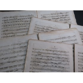 BEETHOVEN Trois Quatuors op 59 Violon Alto Violoncelle ca1810