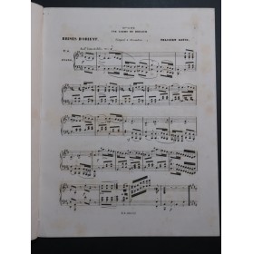 DAVID Félicien Brises d'Orient 6e Livraison Piano XIXe