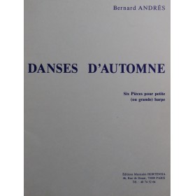 ANDRÈS Bernard Danses...