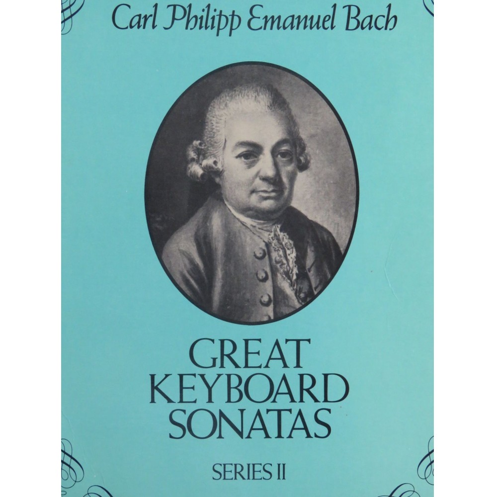 BACH C. P. E. Great Keyboard Sonatas Series II Piano 1985
