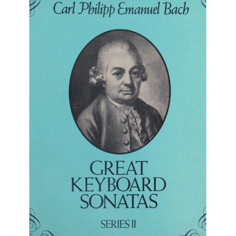 BACH C. P. E. Great Keyboard Sonatas Series II Piano 1985