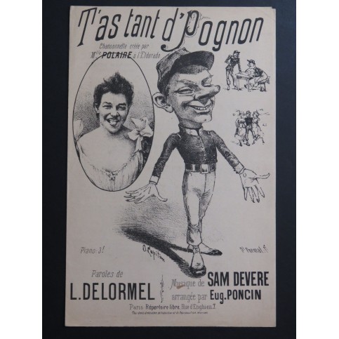 T'as tant d'Pognon Sam Devere Chant XIXe