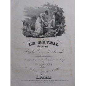 LAFONT P. Le Réveil Chant...