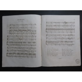 LAFONT P. Le Réveil Chant Piano ou Harpe ca1830