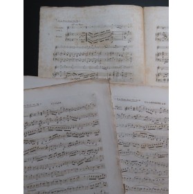 WEBER Grand Duo Concertant op 48 Piano Clarinette ou Violon ca1820