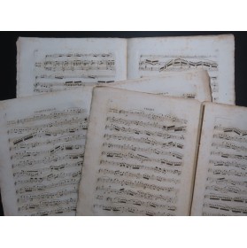 WEBER Grand Duo Concertant op 48 Piano Clarinette ou Violon ca1820