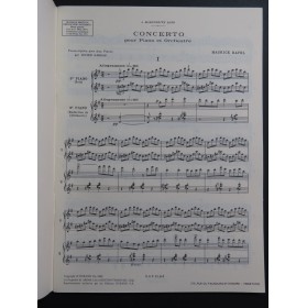 RAVEL Maurice Concerto 2 Pianos 4 mains