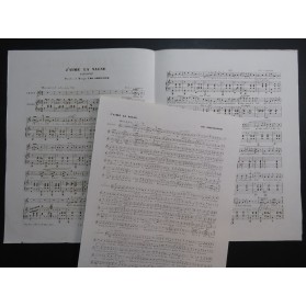 LHUILLIER Edmond J'aime la Valse Chant Piano ca1850