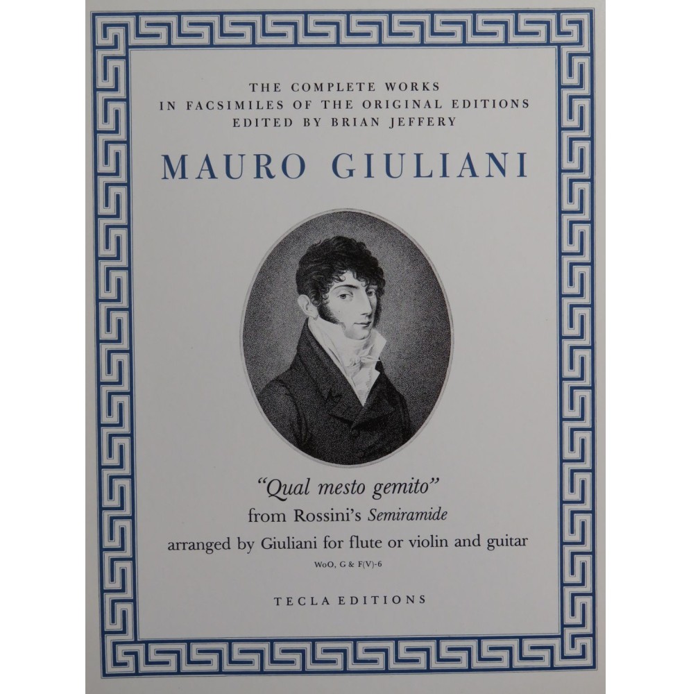 GIULIANI Mauro Qual mesto gemito Flûte ou Violon Guitare 1987