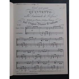 GIULIANI Mauro Qual mesto gemito Flûte ou Violon Guitare 1987