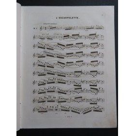 ALARD Delphin Études Caractéristiques op 18 Livre 3 Violon ca1847