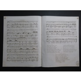 LHUILLIER Edmond Le Plan d'un Mélodrame Chant Piano ou Harpe ca1830
