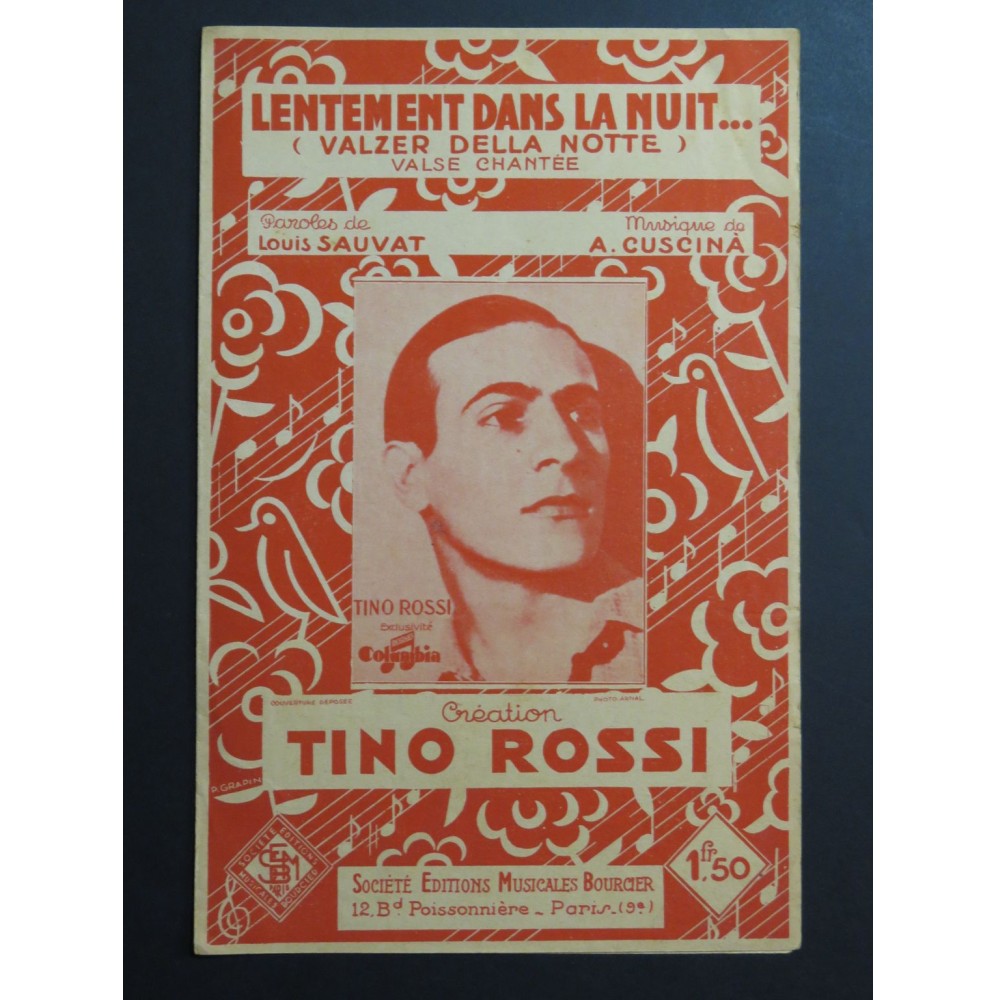 Lentement dans la nuit A. Cuscina Tino Rossi Chant 1930