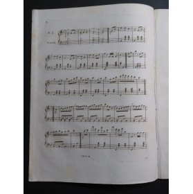 KALLIWODA J. W. Six Valses et un Cotillon op 34 Piano ca1835